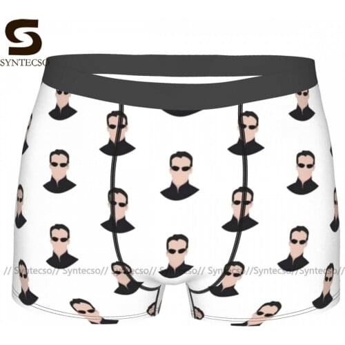 John Wick Underwear Customs Polyester Sublimation Trunk Trenky Males Classic Boxer Brief
