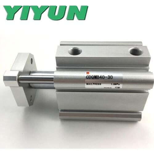 CQMB40-5/10/15/20/25/30/35/40/45/50 YIYUN perform Pneumatic components air tool Compact Cylinder Guide Rod Type CQM series
