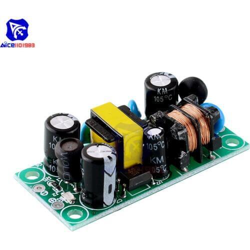 Diymore Power Supply Buck Converter Step Down Module Adapter Transformer AC-DC 5V 1A / 12V 0.5A