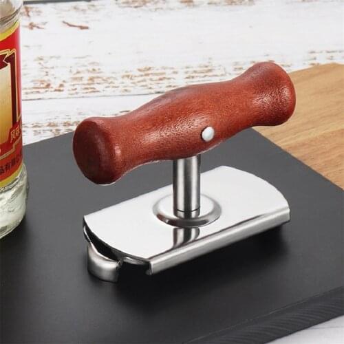 Manual Stainless Steel Easy Can Jar Opener Adjustable 1-4 Inches Cap Lid Openers Tool Kitchen Gadgets