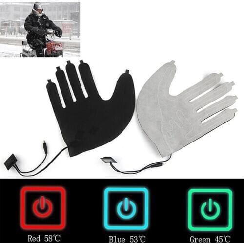 Adjustable Gear Foldable Warmer Thermal Outdoor Accessories Winter Electric Portable Fingers Heating Glove