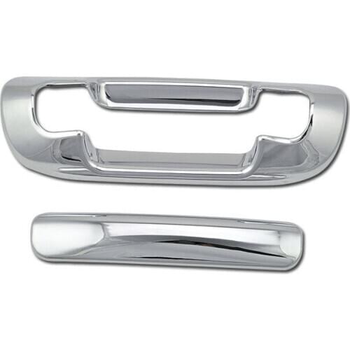 Car Styling Chrome Trunk Tailgate Door Handle Cover FOR 1999-2004 Jeep Grand Cherokee