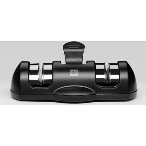 Youpin Mini Trible Wheel Sharpener One-Handed Sharpening Super Suction Kitchen Tool Whetstone ABS Material 73 x 73 x 61mm