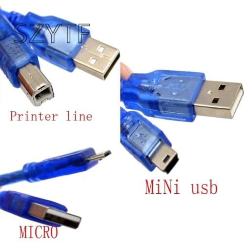 USB printer micro mini crystal 30cm line R3 ATMEGA328P-PUATMEGA8U2 and Mega 2560 R3 Mega2560 REV3 ATmega2560-16AU Board