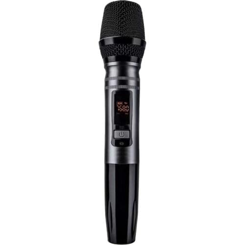 1Pcs/Set Ux2 Uhf Auto Wireless Dynamic Microphone System With Receiver For Amplifier Mixer Speaker Desktop Bus Audio