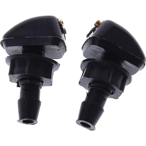 2 X Auto Car Front Windscreen Universal Washer Wiper Nozzle Water Spray DIY Kits For Vol~vo For V~W Replacement