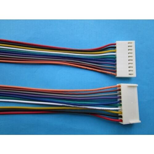 200 Pcs 2510 Pitch 2.54mm 10 Pin Female Connector with 26AWG 300mm Leads Cable