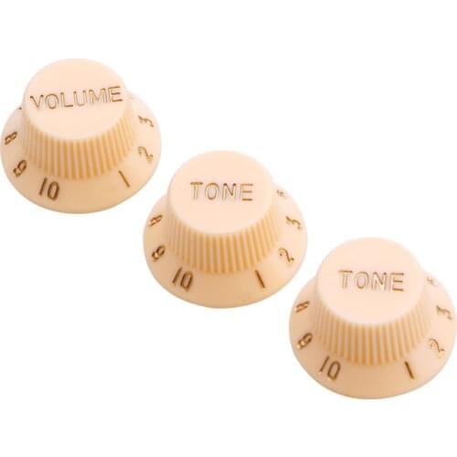 2021 Top 1 Volume 2 Tone Knob Button Guitar Control Knobs For FD Cream