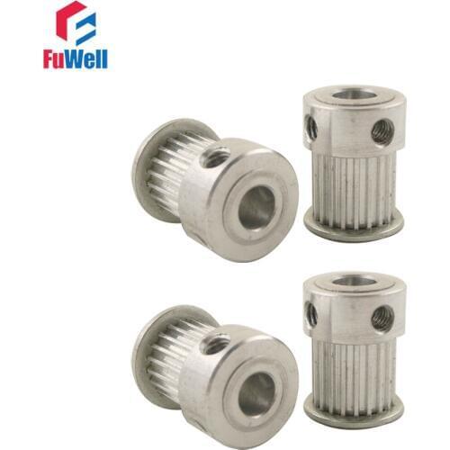 4pcs MXL Type 20T 4/5/6/6.35/8mm Inner Bore Timing Pulley 2.032mm Teeth Pitch 11mm Belt Width 20Teeth Timing Belt Pulley