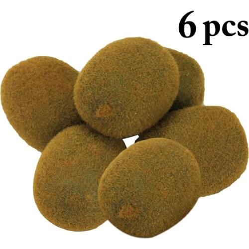 6PCS Artificial Fruit Simulated Kiwi Fake Fruit Fake Food Photography Prop Window Display Home Decor Accessories