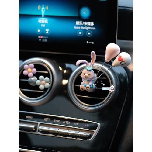 Car decoration car perfume car air conditioning air outlet creative cute cartoon car interior decoration supplies Daquan female
