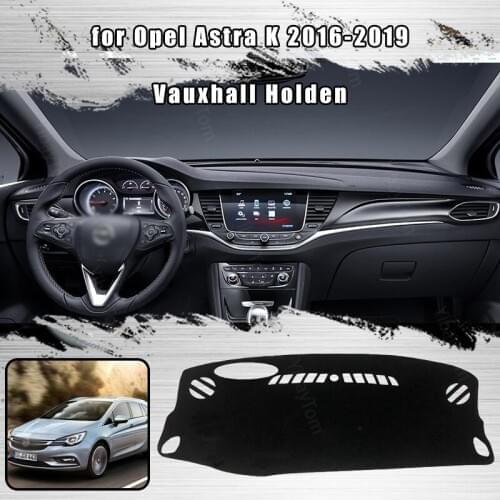 For Opel Astra K 16-19 Vauxhall Holden Right and Left Hand Drive Car Dashboard Covers Mat Shade Cushion Pad Carpets Accessories