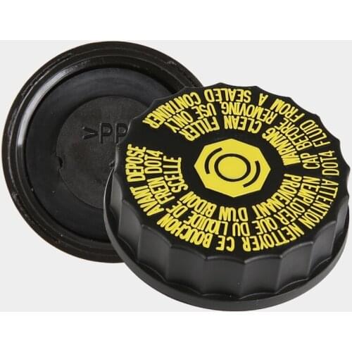SKTOO 5pcs Black Brake Fluid Reservoir Bottle Tank Cap Cover for Peugeot 206 306 307 308 408 508 2007-2015