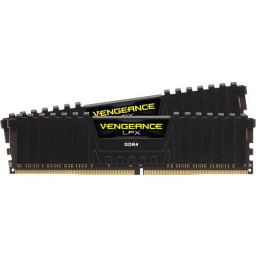 CORSAIR VENGEANCE® 16GB Memory Kit (2x8GB) LPX C16 DDR4 DRAM 2400MHz 2666MHz 3000MHz 3200MHz 3600MHz RAMS - Black