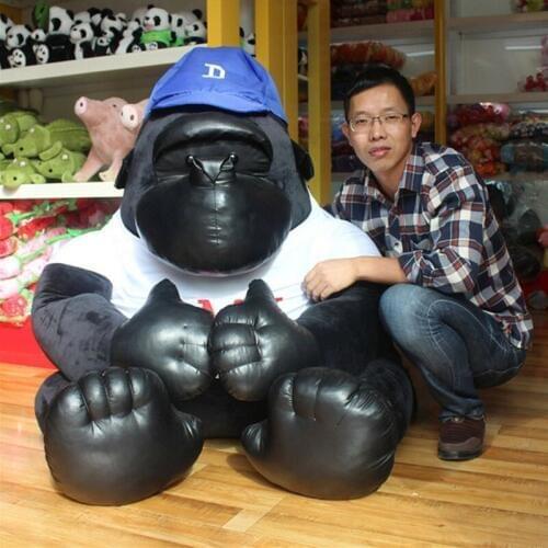 Fancytrader giant stuffed animal orangutan plush toys for children soft cuddly monkey doll 47inch 120cm