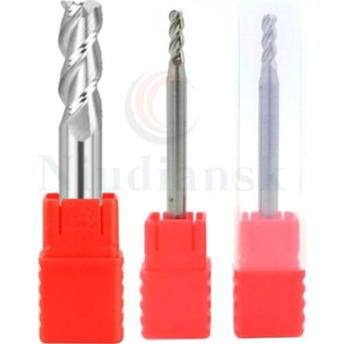 HRC55 3F Corner Rounding End Mill for Aluminum,CNC lathe milling turning tool R angle arc semicircle high quality milling cutter