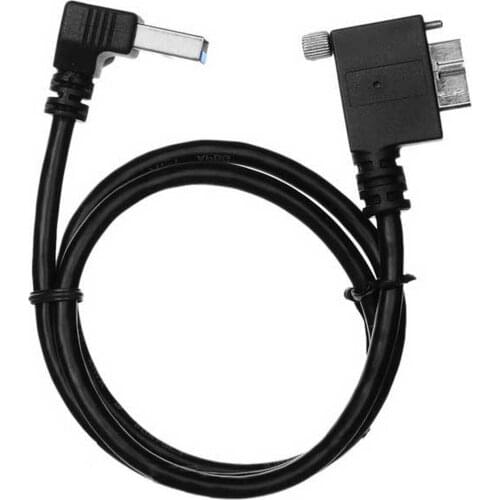 CY Down Angled 90 Degree USB 3.0 A plug to Micro B Plug Left Angled Cable 35cm