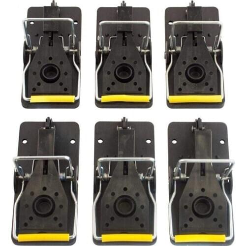 Quality Mouse Trap, Reusable and Easy To Use Snap Traps, Pack of 6