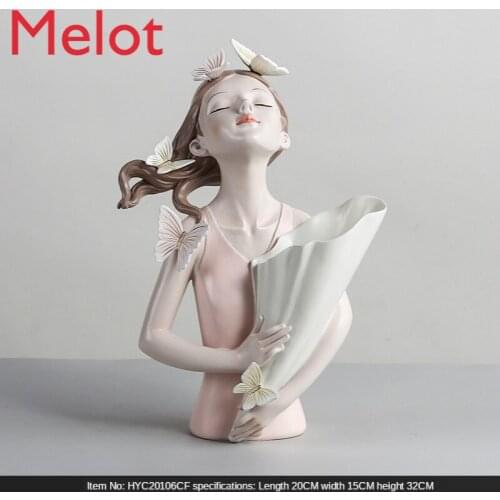 Master Handmade Personalized Creative Bouquet Girl Decoration Home Living Room TV Cabinet Office Desk Surface Panel Decoration