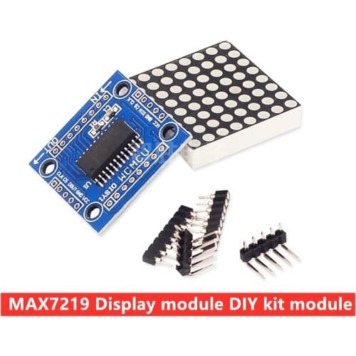 8x8LED dot matrix module MAX7219 display module DIY kit MCU control module not welded