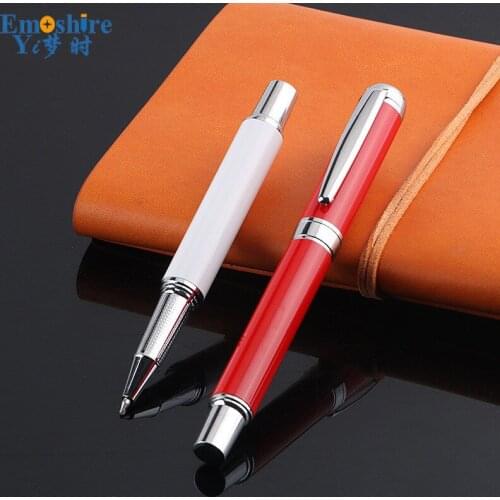 Metal Business Advertising Gift Ballpoint Pen Sign Engraving LOGO Meeting Hotel 0.5mm Refill P587