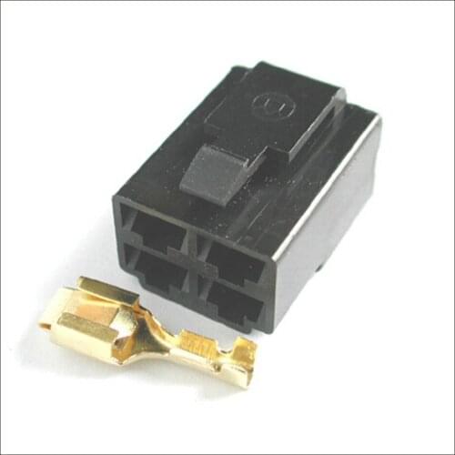 Male connector female wire connector 4 pin connector terminal Plugs socket Fuse box Wire harness Soft Jacket DJ7041-6.3-21