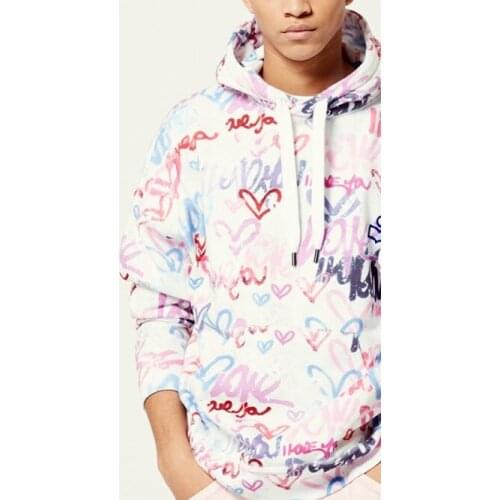 2021 New Women and Men Graffiti Print Hoodies Ladies Long Sleeve Fashion Unisex Long Sleeve Jumper Hooded Sweatshirts Pullover