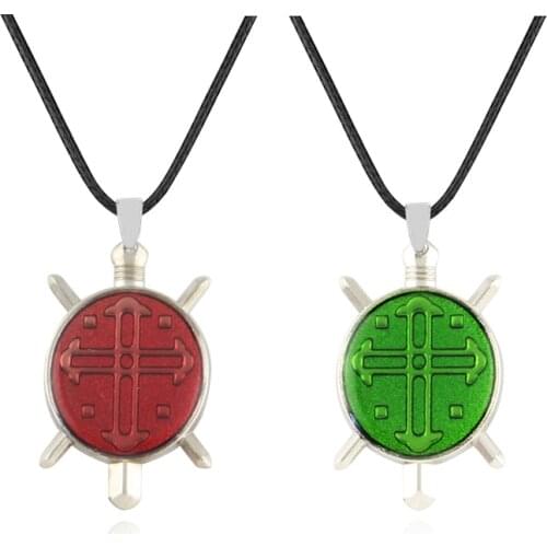 Hunter X Hunter Necklace GON Freecss Cross Metal Pendant Rope Chain Necklaces Women Men Charm Gifts Japanese Anime Jewelry