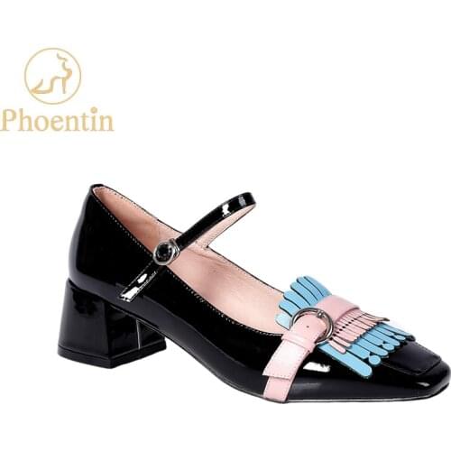 Кожаные туфли-лодочки PHOENTIN China At AliExpress