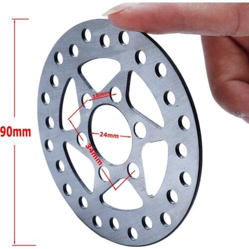 90MM Outside diameter Small Brake Disc Plate for Scooter Mini Bike Motorcycle
