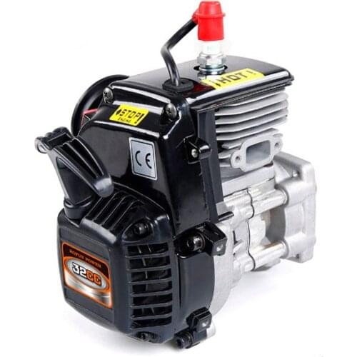 30.5cc 4 Bolt Motor Engine with 668 Carburetor Spark plug 8000RPM Clutch Fits HPI Baja 5B,LOSI 5iveT, Redcat, FG