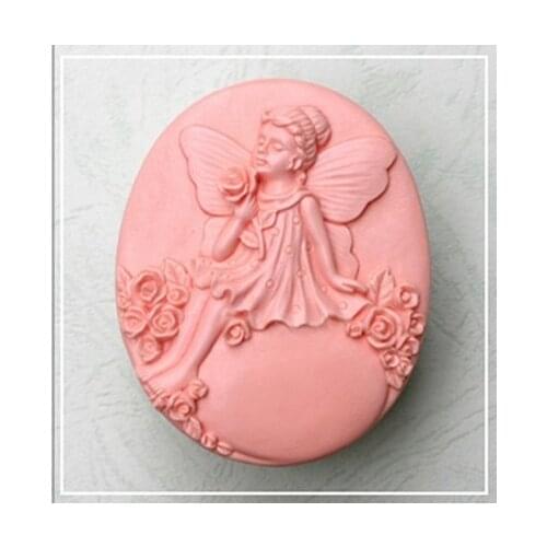 Rose Angel Craft Art Silicone Soap mold Craft Molds DIY Handmade soap molds