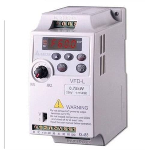 Brand New Original VFD022L21W VFD-L Inverter AC Motor Drive 1 Phase 220V 2.2Kw 3HP 10A 400Hz
