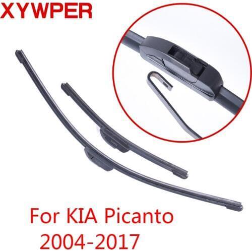 XYWPER Wiper Blades for Kia Picanto 2004 2005 2006 2007 2008 2009 2010 2011-2017 Car Accessories Soft Rubber Windshield wipers