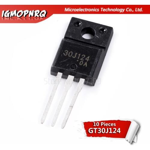 10PCS 30J124 TO220 GT30J124 TO-220 Transistor