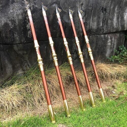 GHOTDA Spinning Rods Carbon Fiber Teleskop Fishing Rod Superhard Metal Reel Seat Pesca Rod