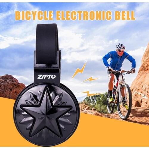 Bicycle Bell USB Rechargeable Electronic Handlebar Bell Ring 100-120dB Electric Road Mountain Bicycle Horn MTB Bike Acces #DPE