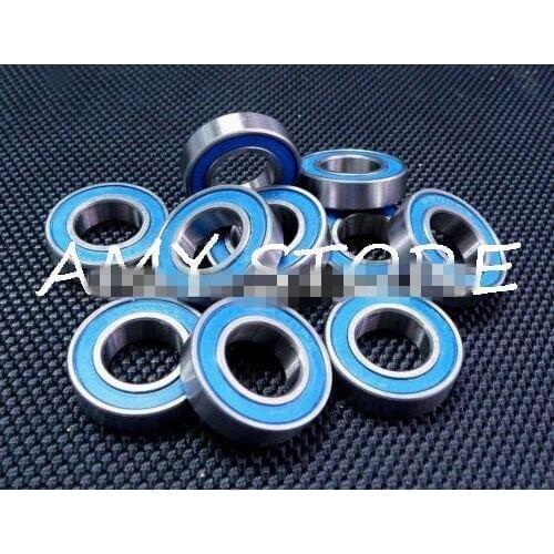 25pcs ABEC-3 (25 PCS) R6-2RS (3/8"x7/8"x9/32") Rubber Sealed Ball Bearing R6RS Blue