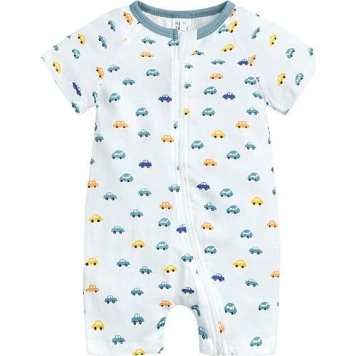 Bodysuit For Newborns Summer Baby Printing Short Sleeve Boxer Ha Clothing Baby Climb Clothes Even Dress Childrens Wear Thin