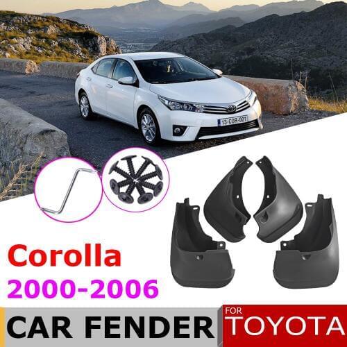 Mudguard For Toyota Corolla E120 E130 2006~2000 Mudflap Fender Mud Flaps Guard Splash Flap Accessories 2005 2004 2003 2002 2001