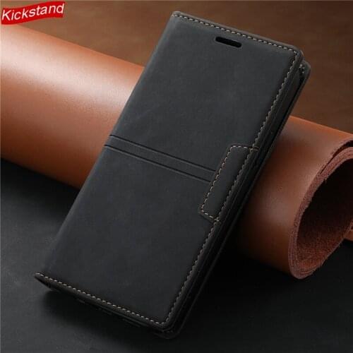 Wallet Case for Samsung S21 Ultra S20 Plus S10E S9 S8 S7 Note 20 10 Lite Cover Classic Leather Magnet Bag Slim Flip Phone Shell