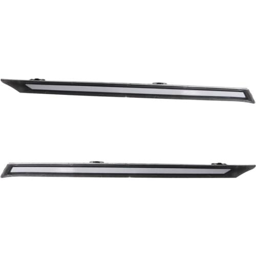 POVTOR 2Pcs Hood Decorative Long Strip LED lights with White DRL Blue Night Light Yellow Turn Signal for 2019 2020 -Toyota RAV4