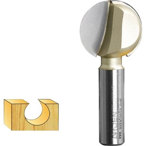 Woodworking Tool 1/4 Round Carving Bit Arden Router Bit - 1/2*1/2- 1/4" Shank - Arden A0505218