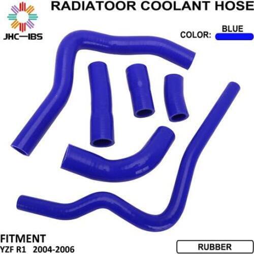 Motorcycle Engine Silicone Radiator Coolant Hose Water Pipe For YAMAHA YZFR1 YZF-R1 YZF R1 2004 2005 2006 Street Bike