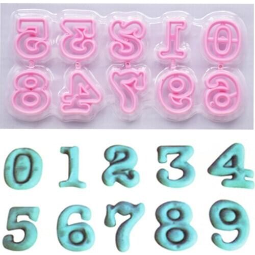 Baking Pastry Mold Letter Cookie Cutter Number Cake Decor Tools