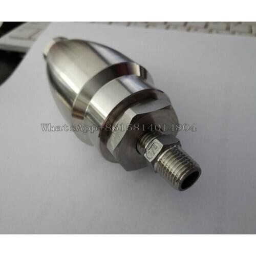 500bar rotating nozzle, ultra-high pressure rotating spray head, 360° rotating lotus nozzle, stainless steel rotating nozzle