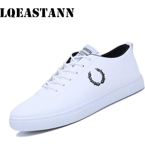 Men Shoes 2020 Spring Autumn Casual Imitation Leather Flat Shoes Lace-up Low Top Male Sneakers Tenis Masculino Adulto Shoes