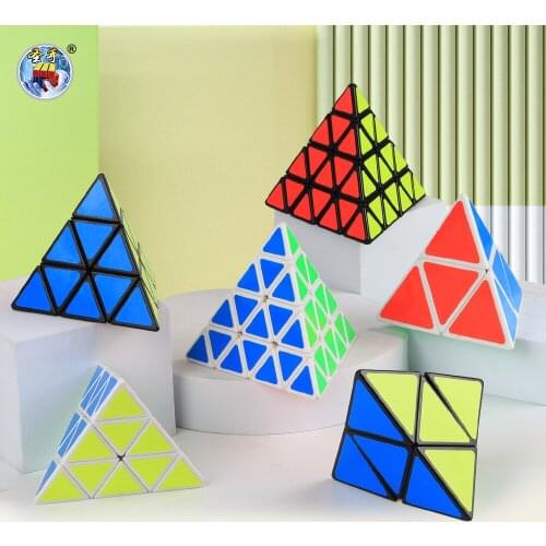 Genuine Sengso Magico Cubo Professional 2x2 3x3 4x4 Speed Puzzle Pyramid Magic Antistress Cubes Educational Toys For Children