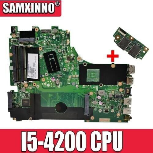 Send board+X750LA Motherboard I5-4200 CPU For Asus X750LB X750L X750LN laptop Motherboard X750LA Mainboard X750LA Motherboard