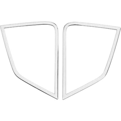 Pair Front Fog Driving Light Lamp Cover Protect Frame Trim Molding For MITSUBISHI Eclipse Cross 2018-2020